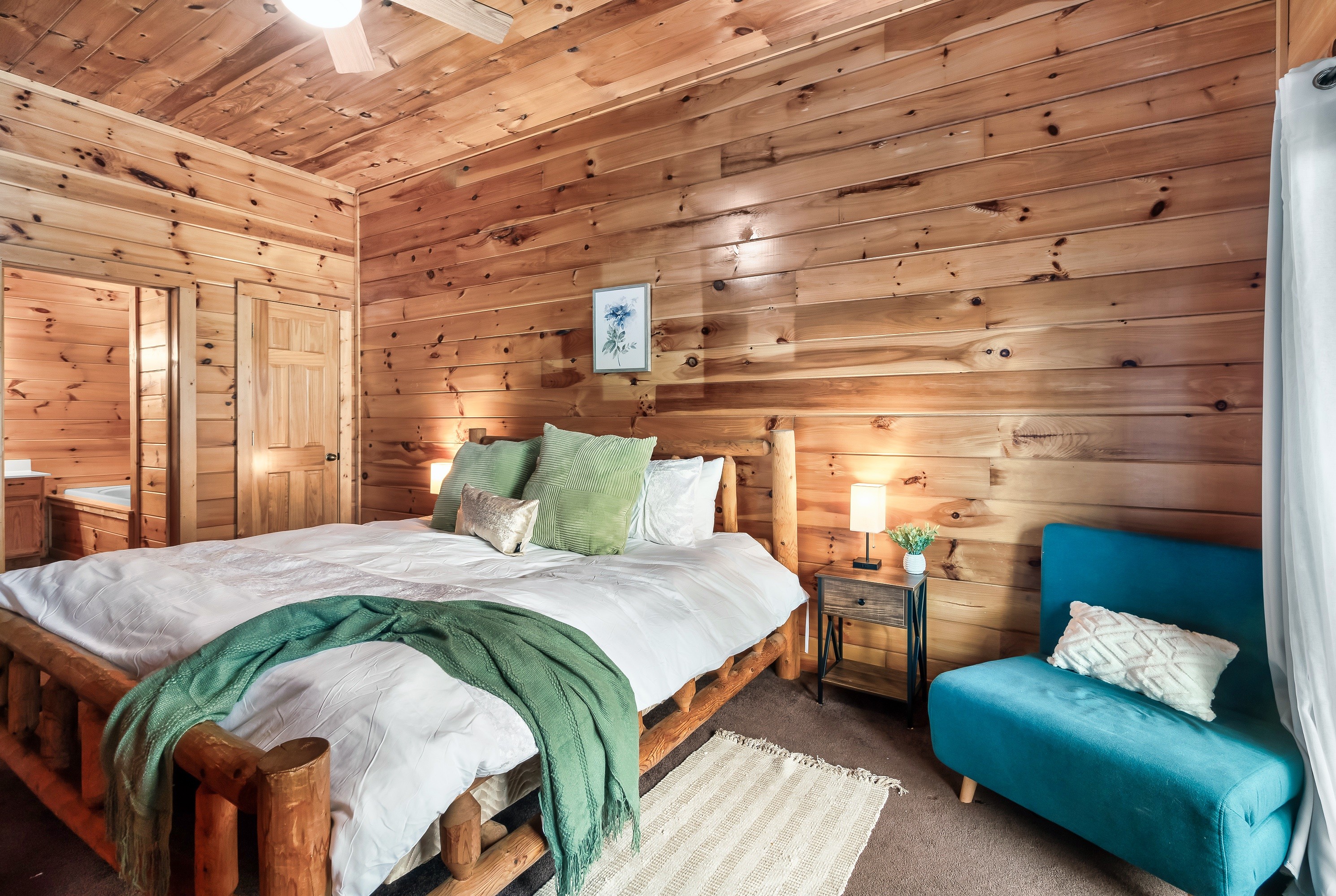 Lower level king suite