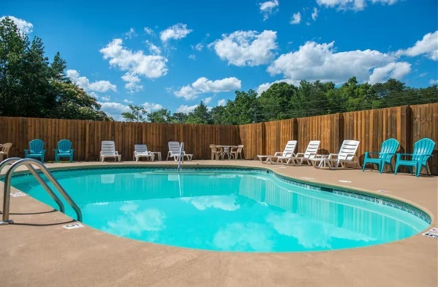 Resort community swimming pool